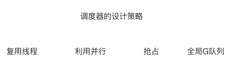 新调度器的设计哲学